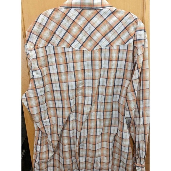 Roper button down size 2XL western mens‎ shirt long sleeve Rodeo Pearl Snap - Picture 2 of 3